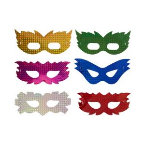 ALBI Škrabošky barevné holografické tvary 6 ks