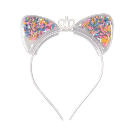 ALBI Čelenka Kočičí uši s korunkou