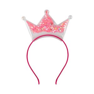 ALBI Čelenka s korunkou růžová