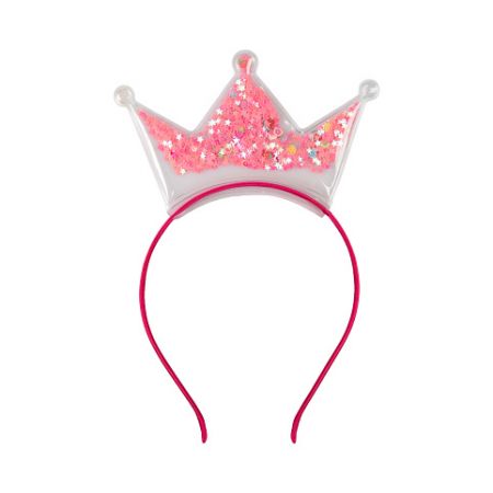 ALBI Čelenka s korunkou růžová