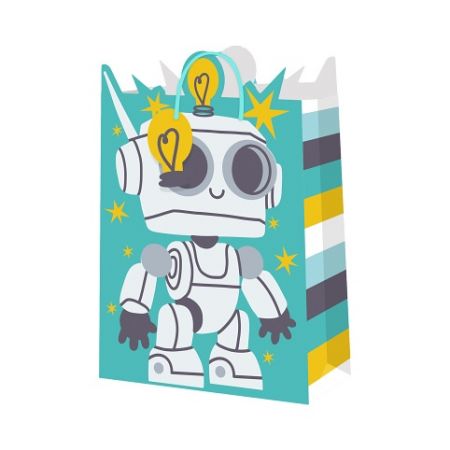 ALBI Dárková taška velká - Robot (26 × 12,7 × 32,4 cm)