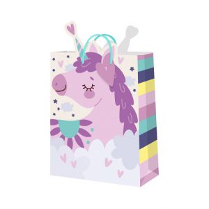 ALBI Dárková taška velká - Jednorožec (26 × 12,7 × 32,4 cm)
