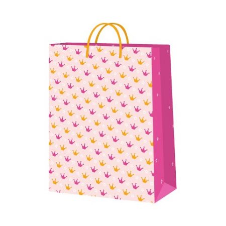 ALBI Dárková taška velká - Princeznovské korunky (26 × 12,7 × 32,4 cm)