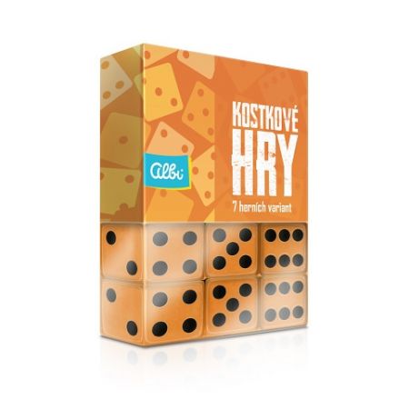 ALBI Oranžové kostkové hry
