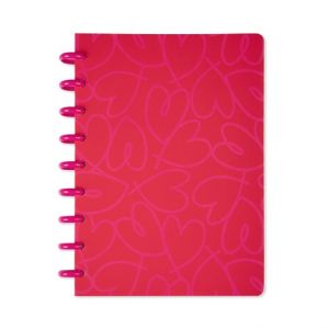 ALBI Červený kroužkový blok - Srdíčka