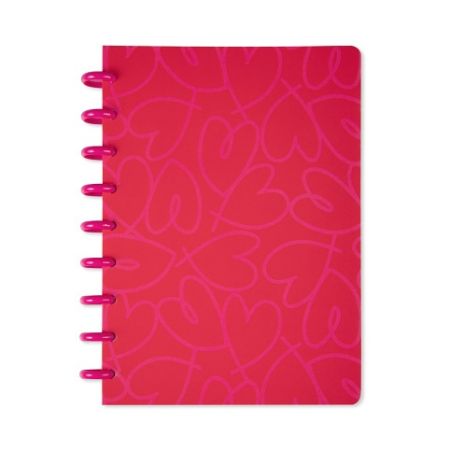 ALBI Červený kroužkový blok - Srdíčka