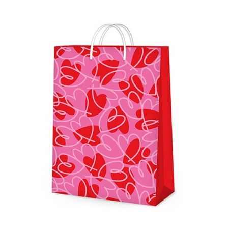 ALBI Dárková taška - Beauty se srdíčky (12 × 10 × 18 cm)
