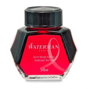 Lahvičkový inkoust Waterman - červený