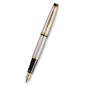 Plnicí pero Waterman Expert Stainless Steel GT - hrot F