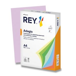 Barevný papír Rey Adagio, intenzivní sytost, 500 listů - fialový