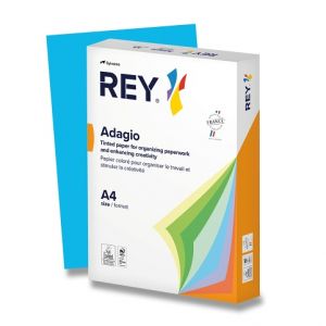 Barevný papír Rey Adagio, intenzivní sytost, 500 listů - tmavě modrý