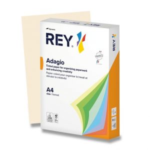 Barevný papír Rey Adagio, pastelový, 500 listů - slonová kost