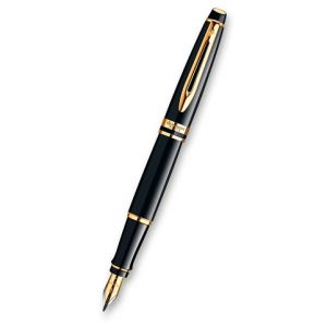 Plnicí pero Waterman Expert Black Lacquer GT - hrot M