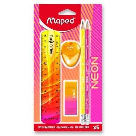 Souprava Maped Neon - 5 ks, blistr