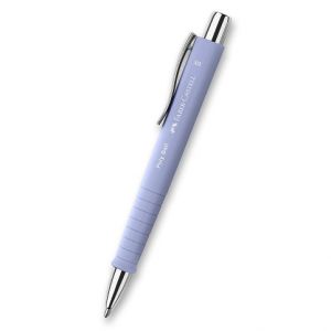 Kuličkové pero Faber-Castell Poly Ball Silver, XB - pale Iris