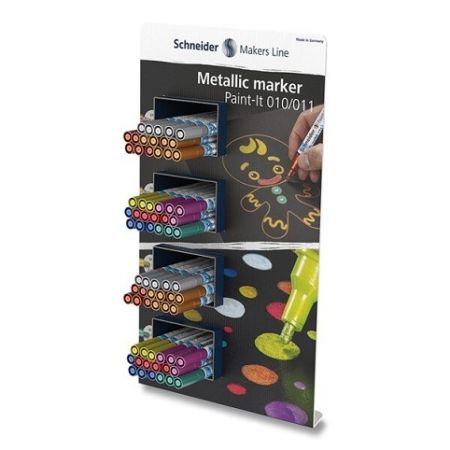 Metalický popisovač Schneider Paint-It 010/011 - stojánek, 70 ks