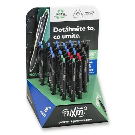 Roller Pilot FriXion Ball Plus M 07 - stojánek, 30 ks