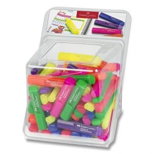 Zvýrazňovač Faber-Castell Textliner 46 Neon - dóza, 100 ks
