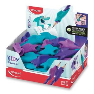 Nástavec na tužku Finger Guide Maped Kidy Learn Grip - shark, mix barev