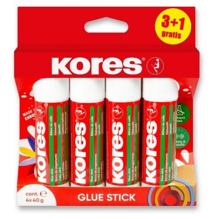 Lepicí tyčinka Kores - 40 g, blistr, 3+1