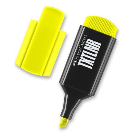 Zvýrazňovač Faber-Castell Short TXTLNR - žlutý