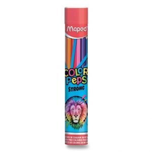 Pastelky Maped Color'Peps Strong - 12 barev v kovové tubě
