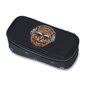 Penál Walker Fame Bear Buddy Dark Grey