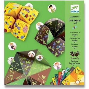 Origami skládačka Djeco - Nebe, peklo, ráj - zelená sada