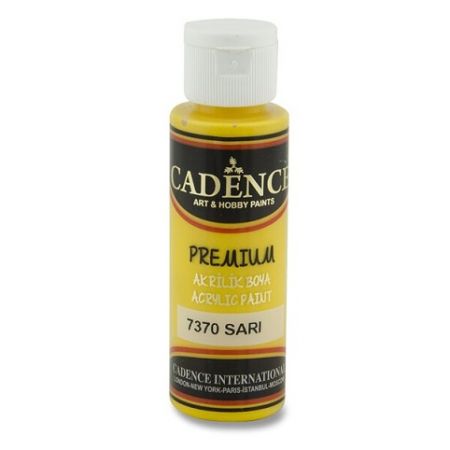 Akrylová barva Cadence Premium, 70 ml - hořčičná