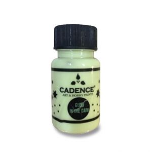 Akrylové barvy Cadence Premium, 50 ml, svítící ve tmě - zelená