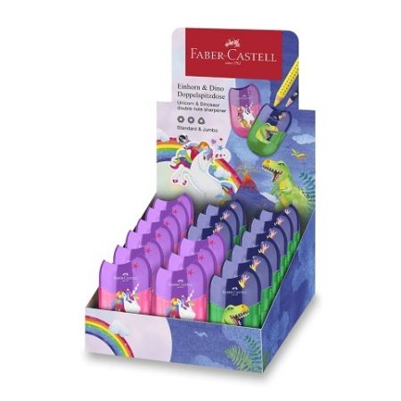 Ořezávátko Faber-Castell Dinosaurus &amp; Unicorn