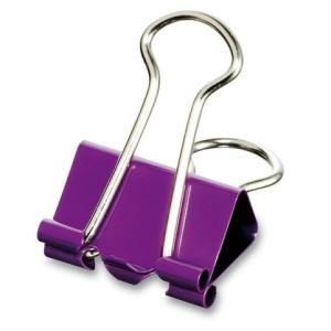 Vázací klipy Maped barevné/černé - 19 mm, 10 ks, blistr