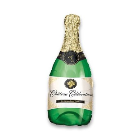 Fóliový party balónek 3D - Lahev sektu