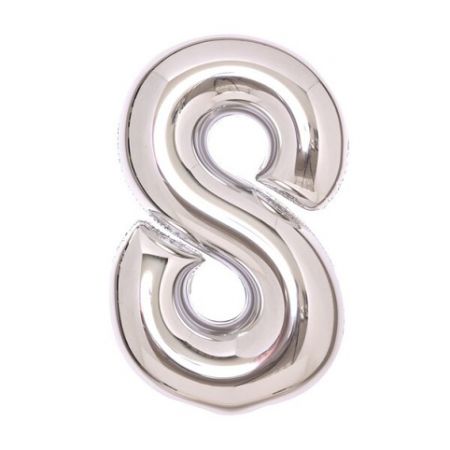 Nafukovací číslice, stříbrné - 8