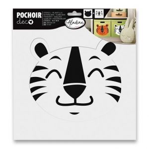 Plastová šablona Aladine - Tygr - dvojitá, 28 x 28 cm