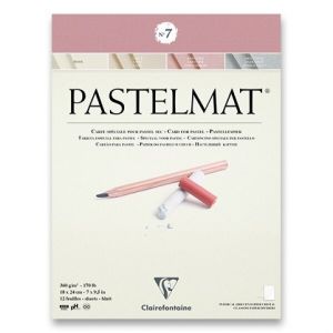 Blok Clairefontaine Pastelmat No.7 - 18 x 24 cm, 12 listů, 360 g