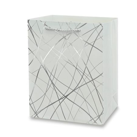 Dárková papírová taška - velikost XS, pearl