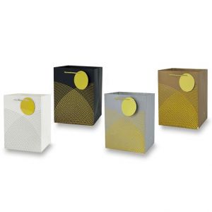 Dárková papírová taška - velikost M, pearl