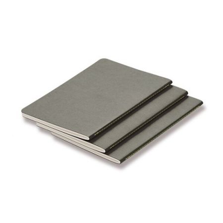 Sešity LAMY B5 - měkké desky - A5, linkované, 3 ks, grey