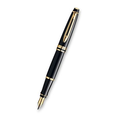 Plnicí pero Waterman Expert Black Lacquer GT - hrot F