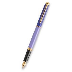 Plnicí pero Waterman Hémisphere Colour Blocking Purple GT - hrot F