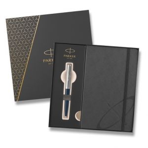 Parker 51 Midnight Blue CT - kuličkové pero, dárková kazeta se zápisníkem