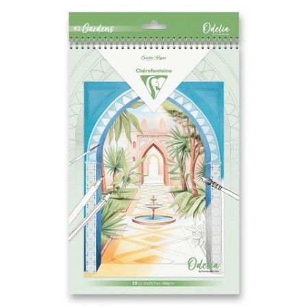 Omalovánky Clairefontaine Odelia Gardens - A4, 20 listů