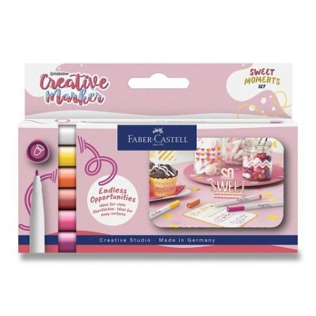 Popisovače Faber-Castell Creative Sweet - 6 ks