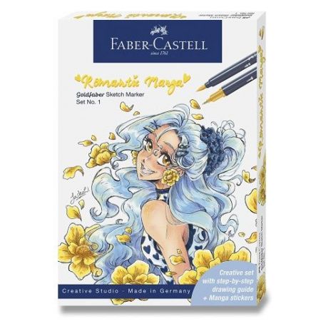 Popisovače Faber-Castell Goldfaber Creative Romantic Manga