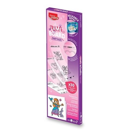 Náhradní náplň do kreativní sady Lumi Board - Pohádka