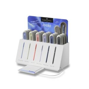 Kuličková pera Faber-Castell Avori XB - stojánek, 18 ks