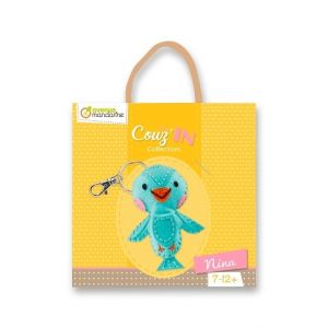 Kreativní sada Avenue Mandarine Přívěšek k ušití - ptáček Nina