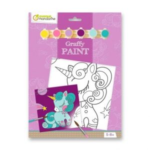 Kreativní sada Avenue Mandarine Graffy Paint - jednorožec