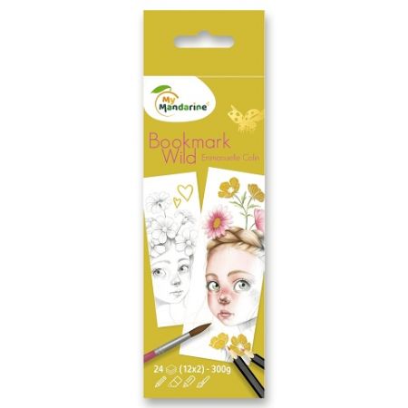 Omalovánky v podobě knižní záložky Avenue Mandarine Wild